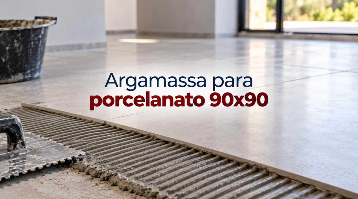 Argamassa para porcelanato 90x90: como escolher o produto certo e evitar descolamento